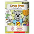 Fun Pack Coloring Book W/ Crayons - Drug Free is the Way for Me
